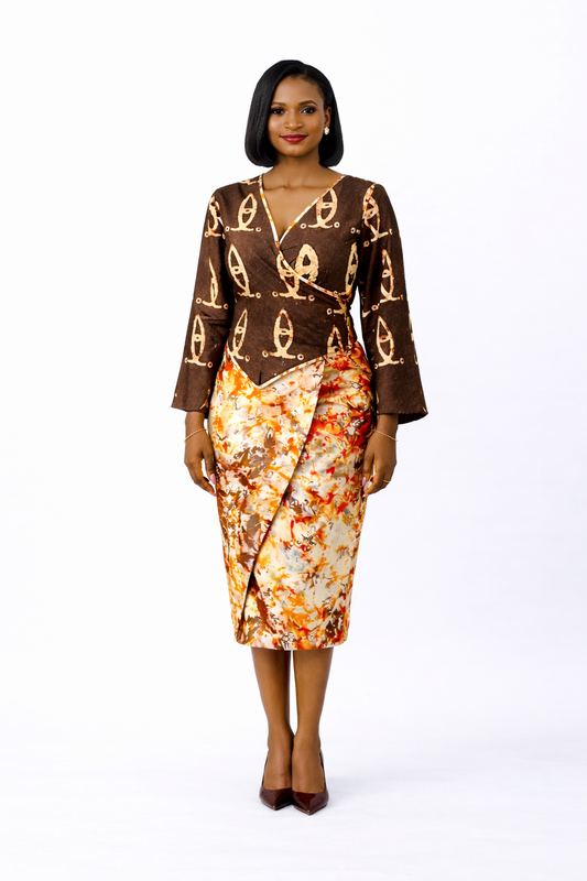 ÉLAN SEWA DRESS