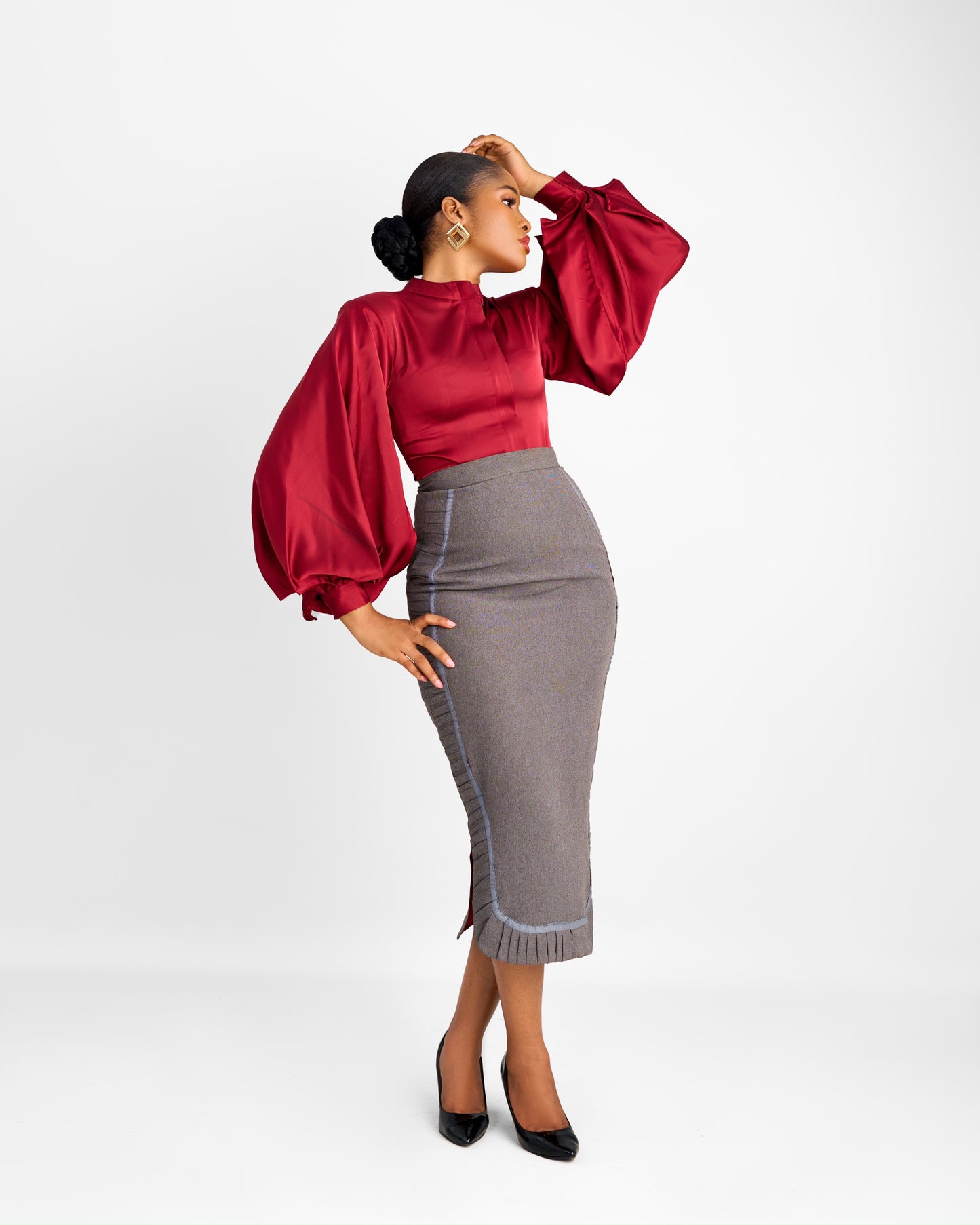 OMA REF SET (BURGUNDY AND GREY)