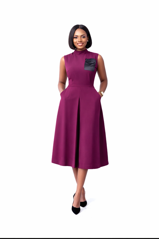 OBIS DRESS (PLUM)