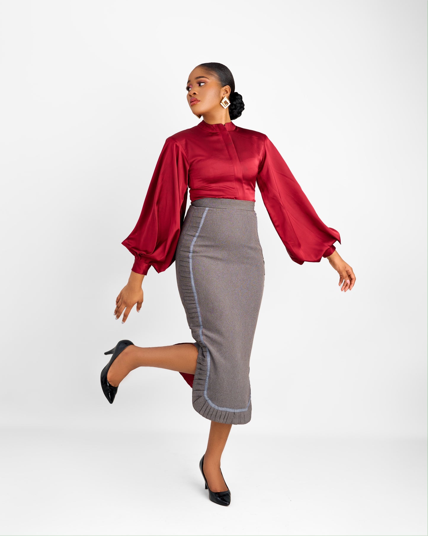OMA REF SET (BURGUNDY AND GREY)