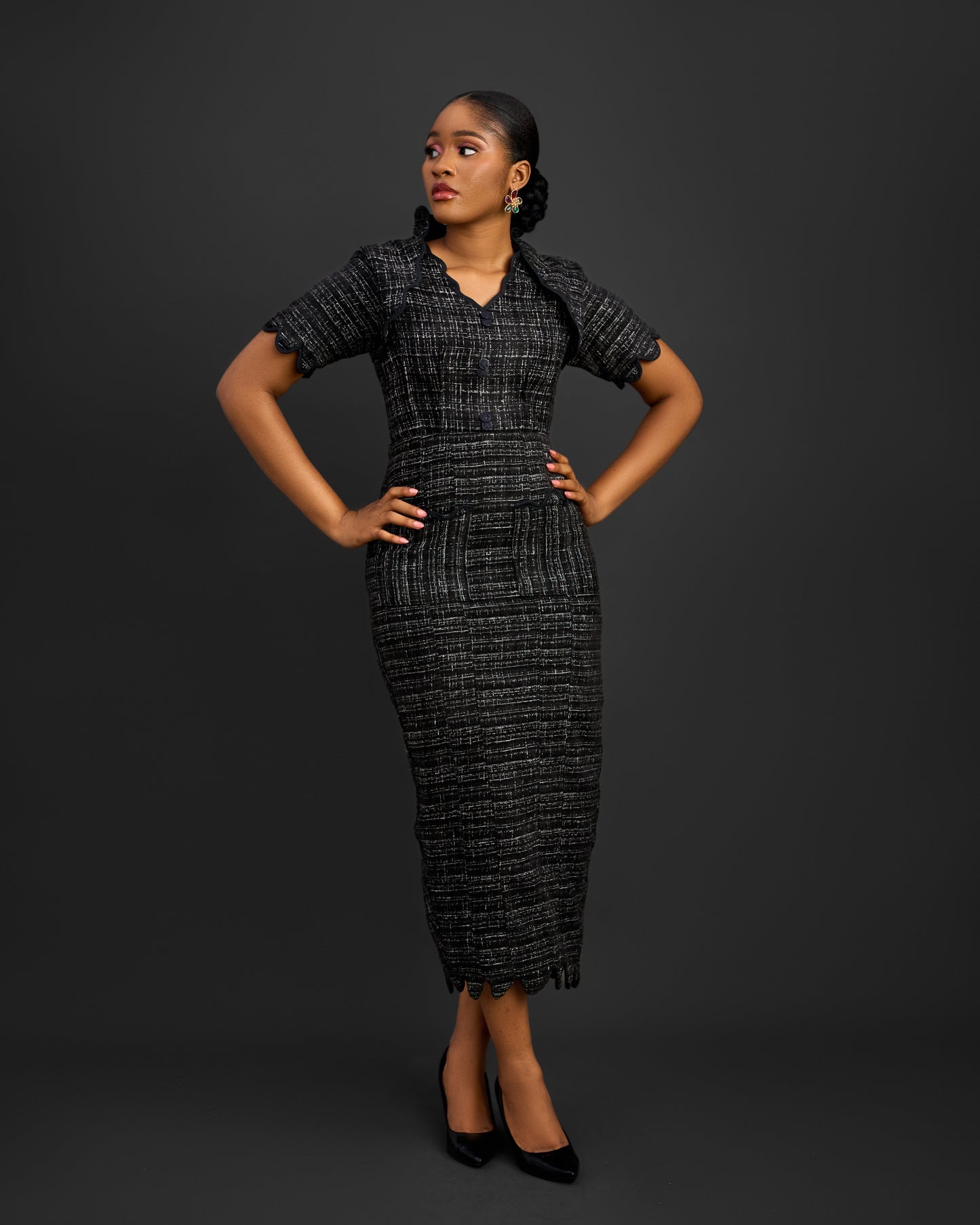 ELENA TWEED DRESS