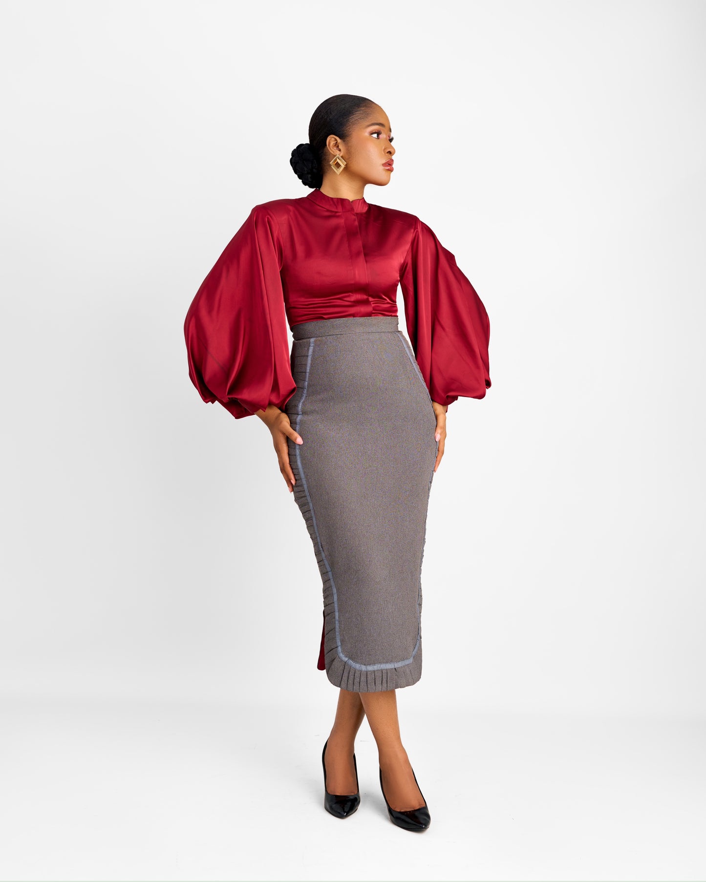 OMA REF SET (BURGUNDY AND GREY)