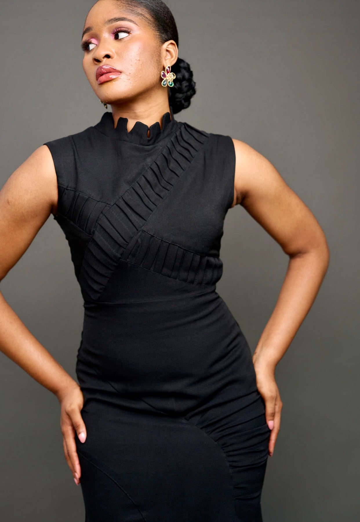 SAMANTHA BLACK DRESS