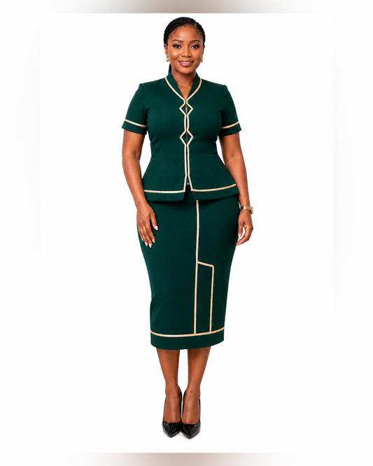 LYN SET (Emerald Green)